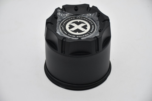 American Racing Satin Black Chrome Logo Wheel Center Cap Hub Cap 1425006918 4.5"